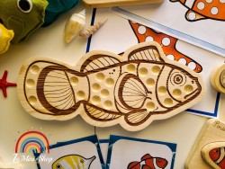 Poisson clown à encoches