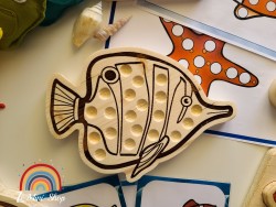 Poisson papillon à encoches