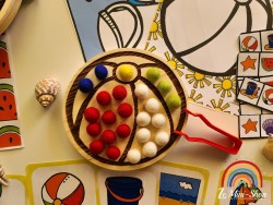 Ballon de plage à encoches
