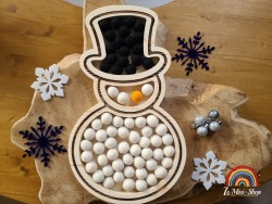 Bonhomme de neige à remplir