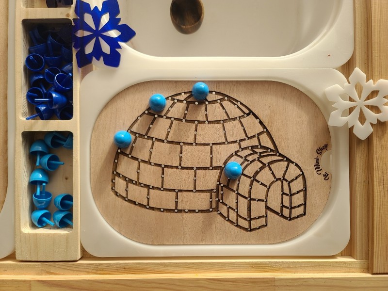 Insert pour table flisat petit bac L'igloo