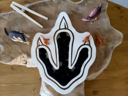 Empreinte de T-REX  à remplir