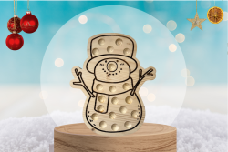 Bonhomme de neige à encoches