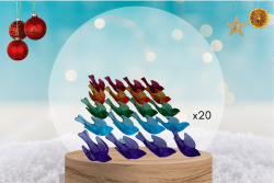 LOT de 20 pions les oiseaux