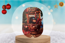 La cheminée de noël :...