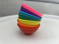 Lot de 7 bols en silicone