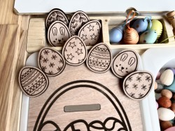 Lot de 10 oeufs de Pâques (...
