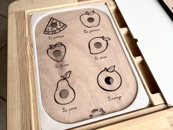 Les fruits : Insert table...