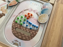 Le panier d'œuf de Pâques:...