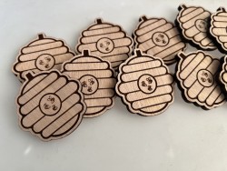 Lot de 10 jetons la ruche