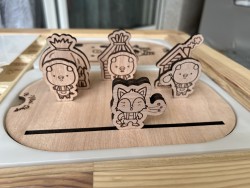 Le loup souffle: Insert...