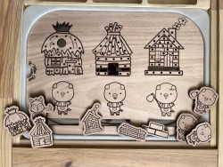 Les 3 petits cochons:...