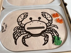 Le crabe: Insert pour table...