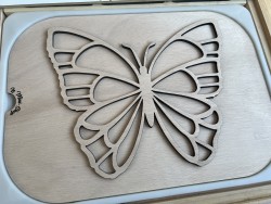 Le papillon à remplir...