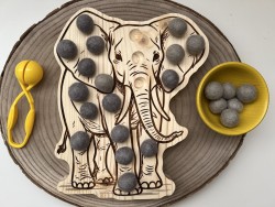 Eléphant à encoches