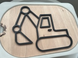 Le tractopelle à remplir :...