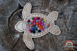 La tortue de mer à remplir