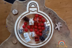 Boule de noël à remplir